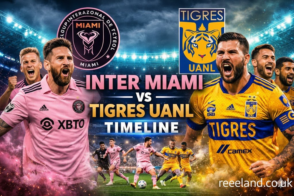 Inter Miami vs Tigres UANL timeline